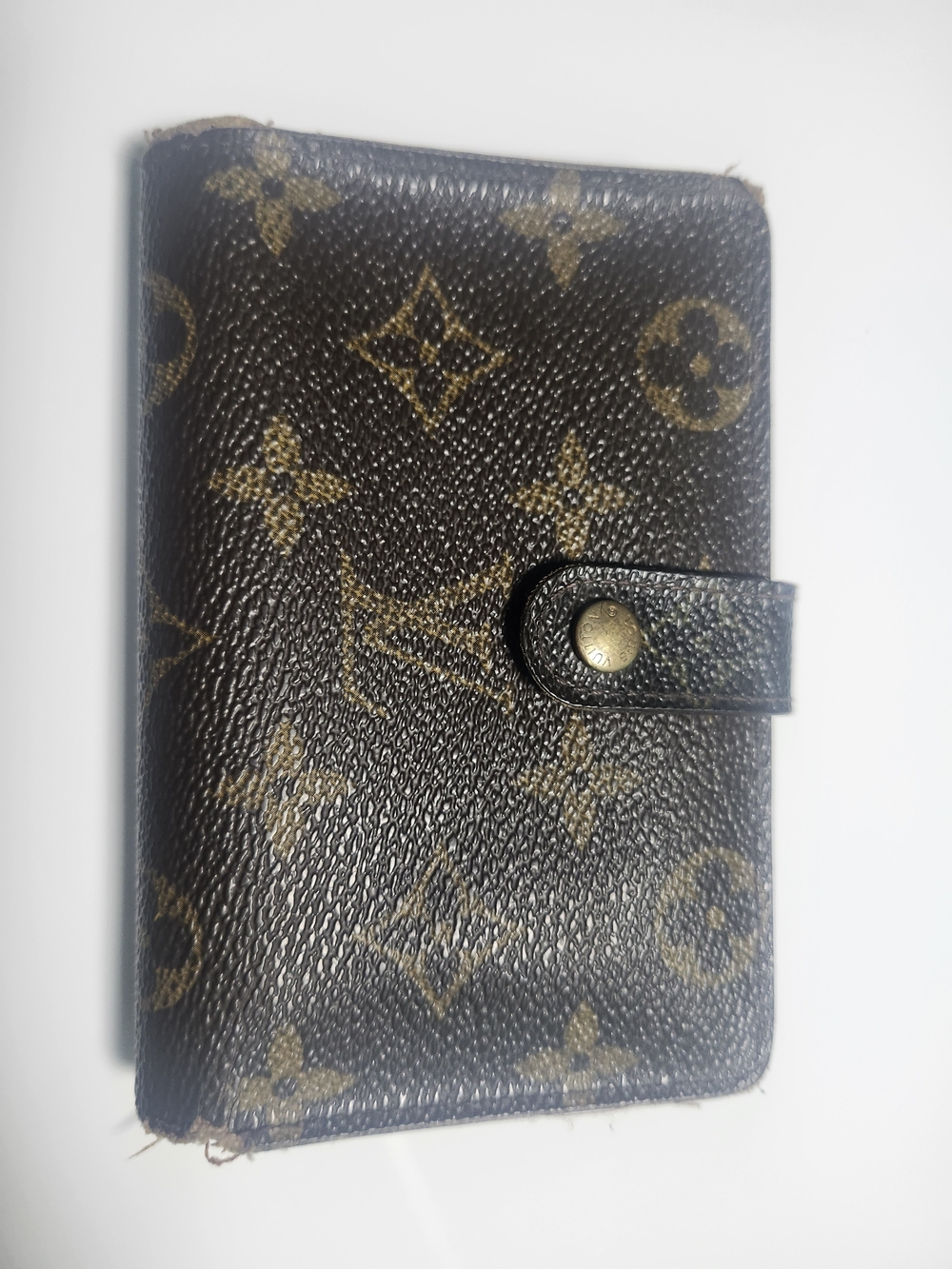 Authentic Preloved Louis Vuitton Brown Monogram Compact Wallet
